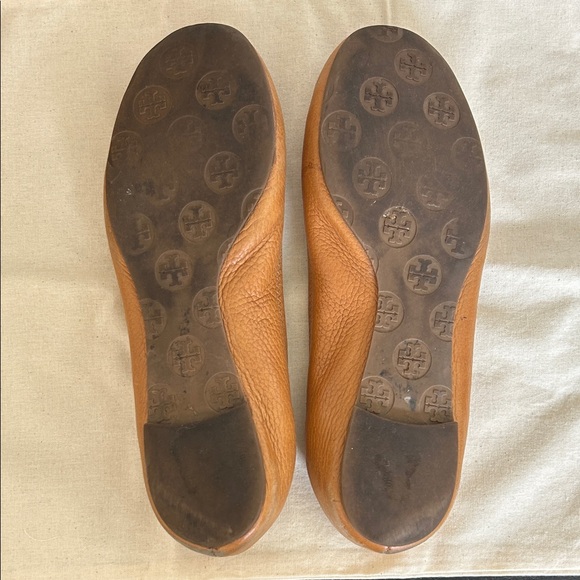 Tory Burch Tan Leather Loafers - Picture 5 of 5